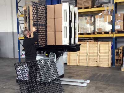 portable pallet inverter