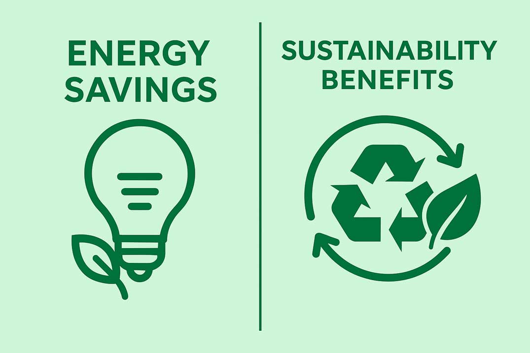 Energy-efficient pallet inverter operating in an eco-friendly warehouse